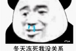 冬天冻死我没关系，希望大风不要吹冷我的宝贝