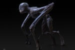 A Quiet Place alien monster concept art