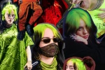 Billie Eilish star theme mobile wallpaper