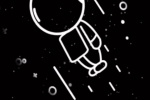旋转太空人壁纸