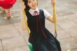 毛晓彤学院风制服写真图片