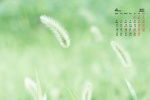 2022年4月纯绿色自然风景桌面日历壁纸