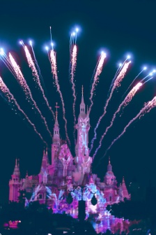 Disney Castle HD mobile wallpaper