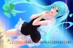 August 2021 Hatsune Miku Desktop Calendar Wallpaper