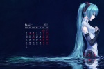 May 2021 Hatsune Miku computer calendar wallpaper