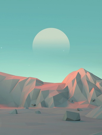 風景創意色彩藝術手機壁紙