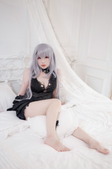 Lace pajamas beauty Azur Lane cos photo
