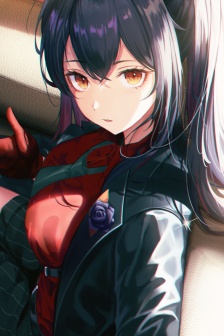 Cute cat-eared girl anime girl wallpaper