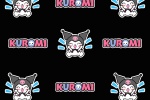 Kurome theme cute mobile wallpaper