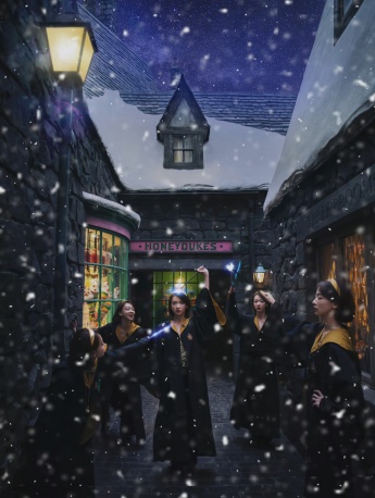 吴谨言环球影城旅拍照图片