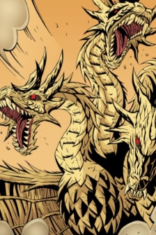 Godzilla Monster Manual: Ghidorah Comic Version