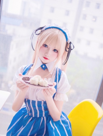 性感黑丝美女cos写真