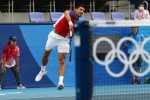 Djokovic men's singles tennis scene at the Eastern Olympics