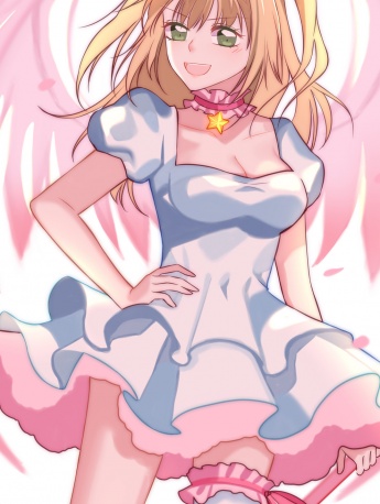 Beautiful two-dimensional beauty character mobile wallpaper