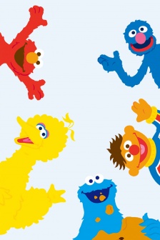 趣味芝麻街個性手機壁紙