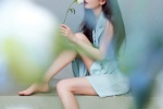 Beauty Yang Mi's sultry legs and sexy Chinese style photo
