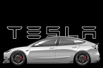 特斯拉model3创意手机壁纸