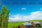 December 2021 blue sky and white clouds eye protection calendar wallpaper