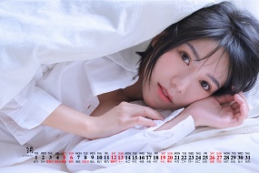 March 2022 Sexy Beauty HD Calendar Wallpaper