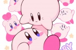 Kirby cartoon cute mobile wallpaper
