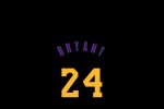 Kobe Bryant's creative pure black background mobile wallpaper