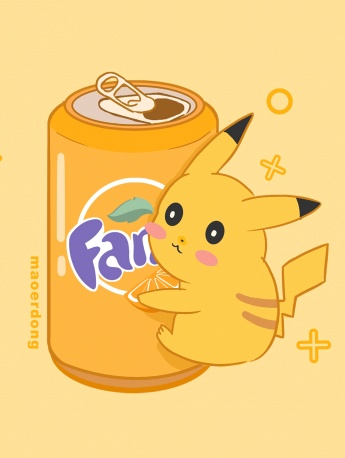 2021 Best Selling Beverage Cartoon Wallpaper