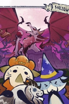 Monster Hunter Rise official Q version greeting picture