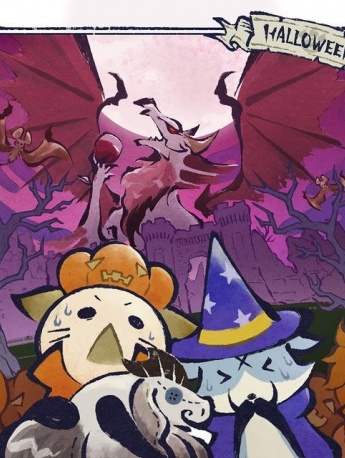 怪物猎人崛起官方Q版贺图