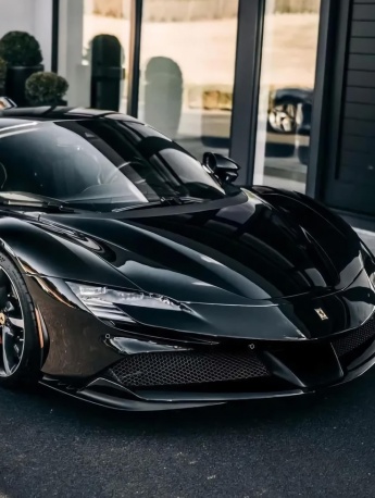 Ferrari SF90 cool black mobile wallpaper