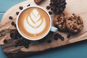 Coffee afternoon tea picture material desktop wallpaper