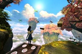 愛麗絲瘋狂回歸夢幻風電腦壁紙