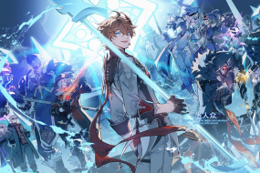 HD Genshin Impact Fools Desktop Wallpaper