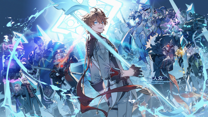 高清原神愚人众桌面壁纸