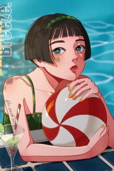 jungss retro girl illustration works