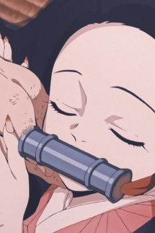 鬼灭之刃祢豆子乖巧头像