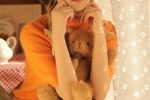 金髮美女初秋溫暖唯美寫真