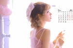 2021年9月纯欲系美女桌面日历壁纸