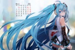 2021年6月初音未來桌麵日曆壁紙