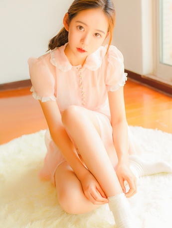 Sexy boudoir beauty charming long legs seductive photo