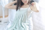 Seductive and sexy photo of a good-looking beauty with slender legs