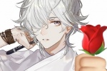 Absolutely interpret the protagonist's avatar with flowers