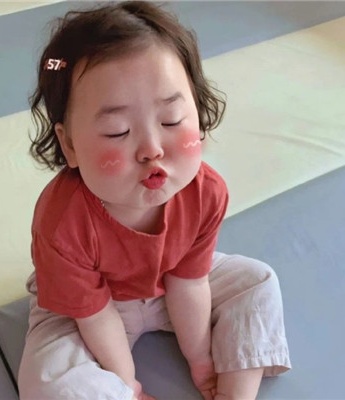 可愛的萌娃閨蜜頭像圖片