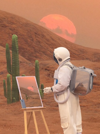 宇航員高清圖片手機壁紙