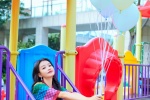Sun Yi's childlike rainbow birthday photo shoot