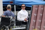 Brad Pitt Babylon set photos