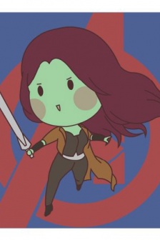 Marvel heroine Q version avatar