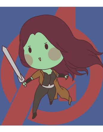 Marvel heroine Q version avatar