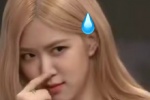 Rosé dripping sweat expression pack avatar