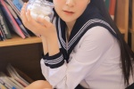 高清治癒JK制服美女寫真圖片
