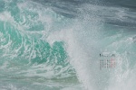 January 2022 sea waves calendar wallpaper